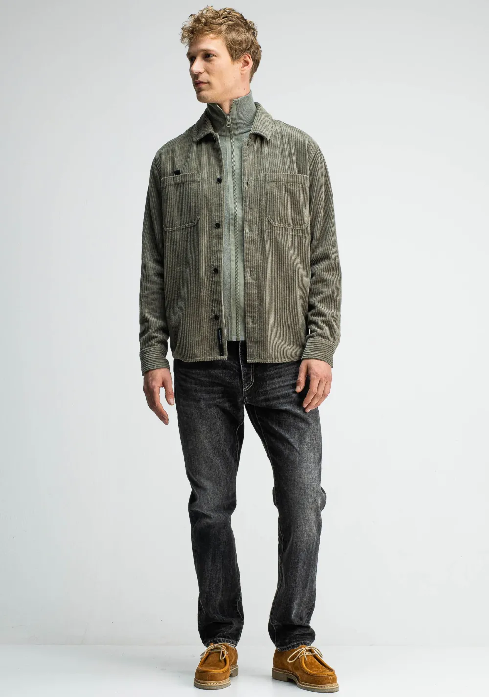 Overshirts>BUTCHER OF BLUE OVERSHIRT Groen