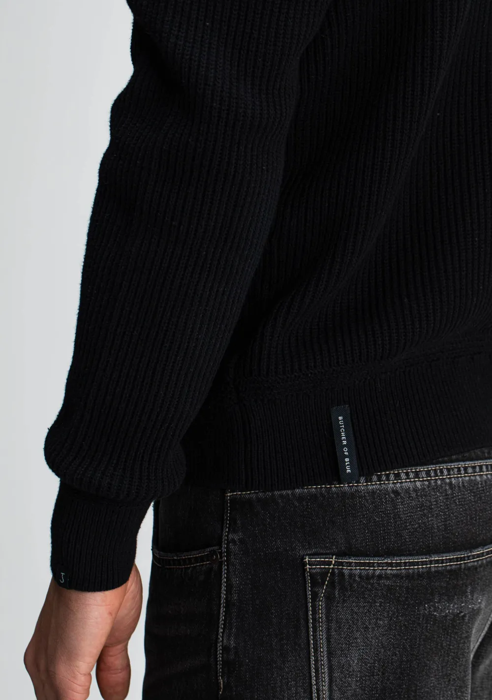 Truien>BUTCHER OF BLUE TRUI Zwart