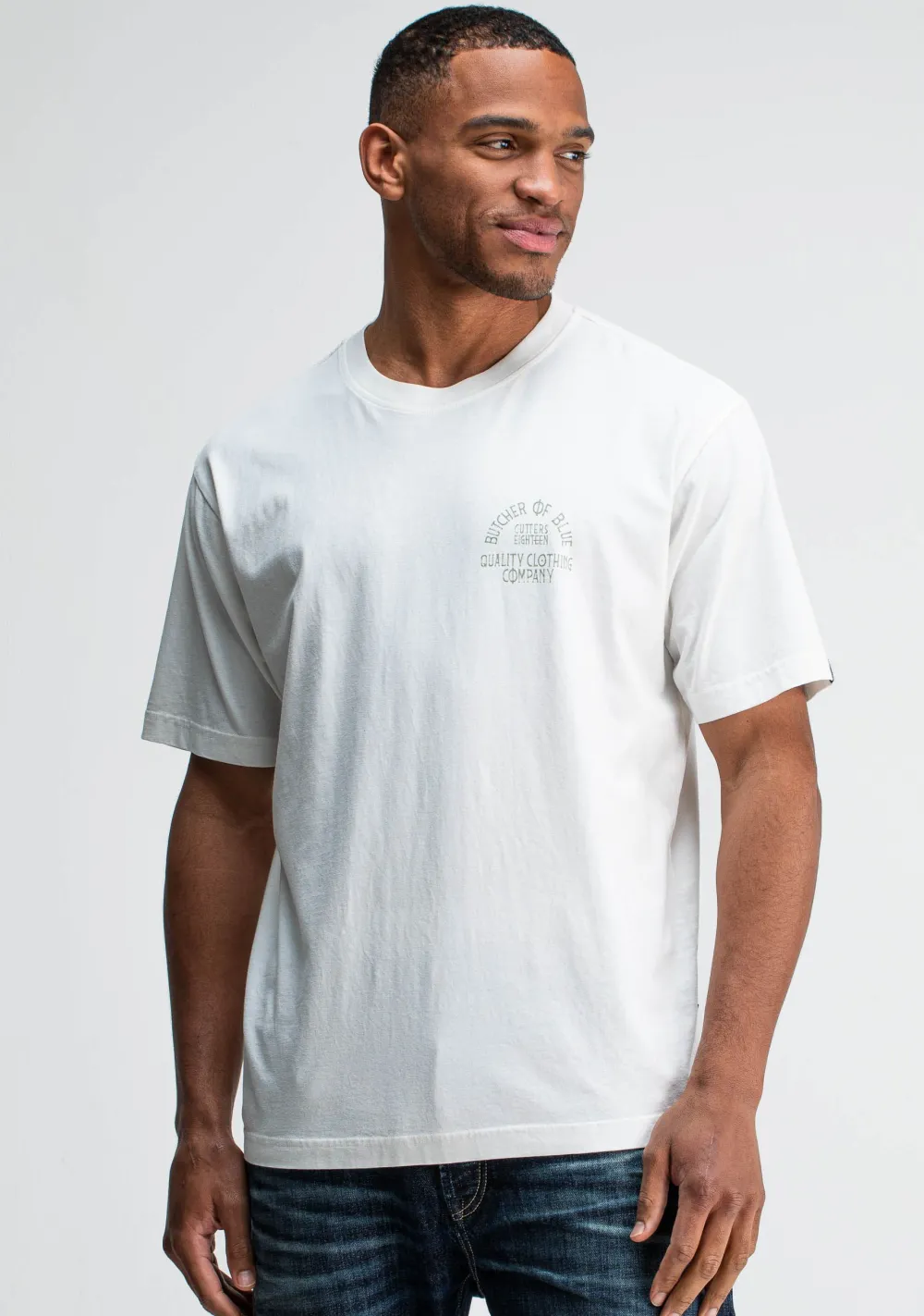 T-Shirts>BUTCHER OF BLUE TSHIRT Wit