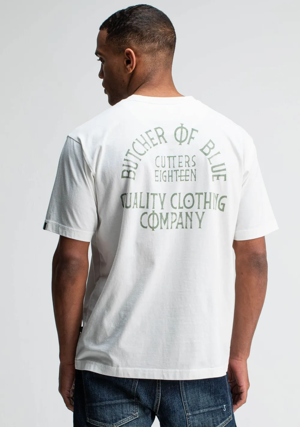 T-Shirts>BUTCHER OF BLUE TSHIRT Wit