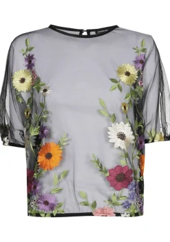 Blouses>CAROLINE BISS BLOUSE Zwart