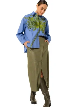 Blouses>CAROLINE BISS BLOUSE Blauw