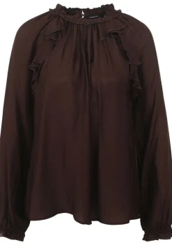 Blouses>CAROLINE BISS BLOUSE Bruin