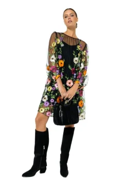 Jurken>CAROLINE BISS JURK Zwart