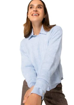 Truien>CAROLINE BISS TRUI Blauw