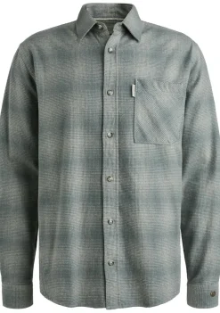 Overshirts>CAST IRON OVERSHIRT Blauw