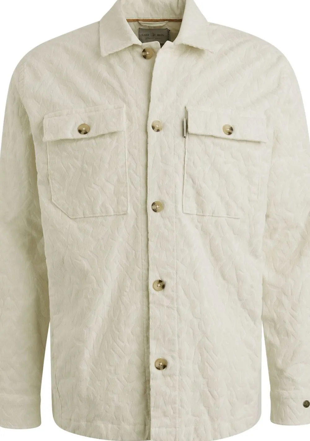 Overshirts>CAST IRON OVERSHIRT Off white