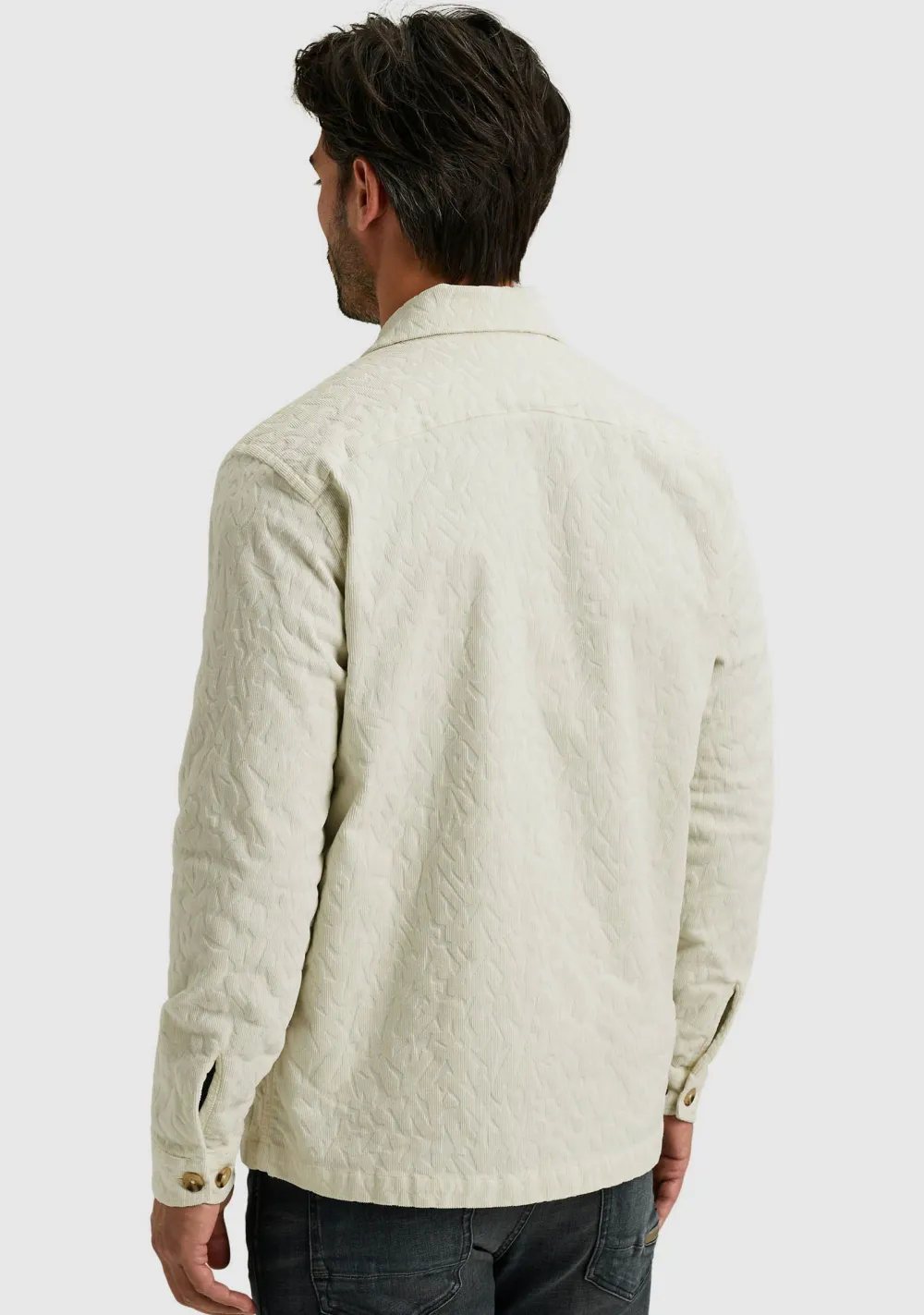 Overshirts>CAST IRON OVERSHIRT Off white