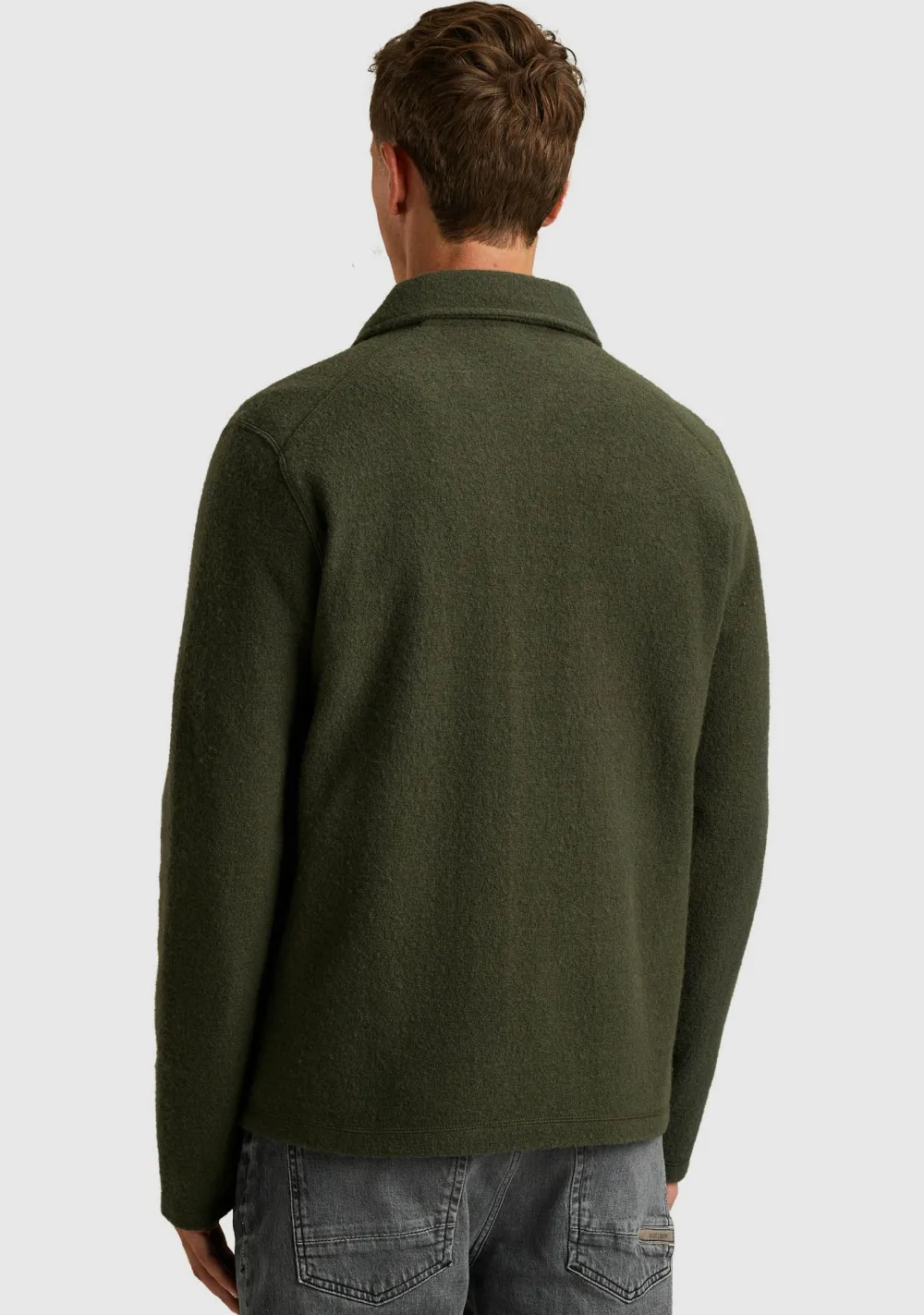 Overshirts>CAST IRON OVERSHIRT Groen