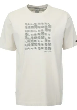 T-Shirts>CAST IRON TSHIRT Beige