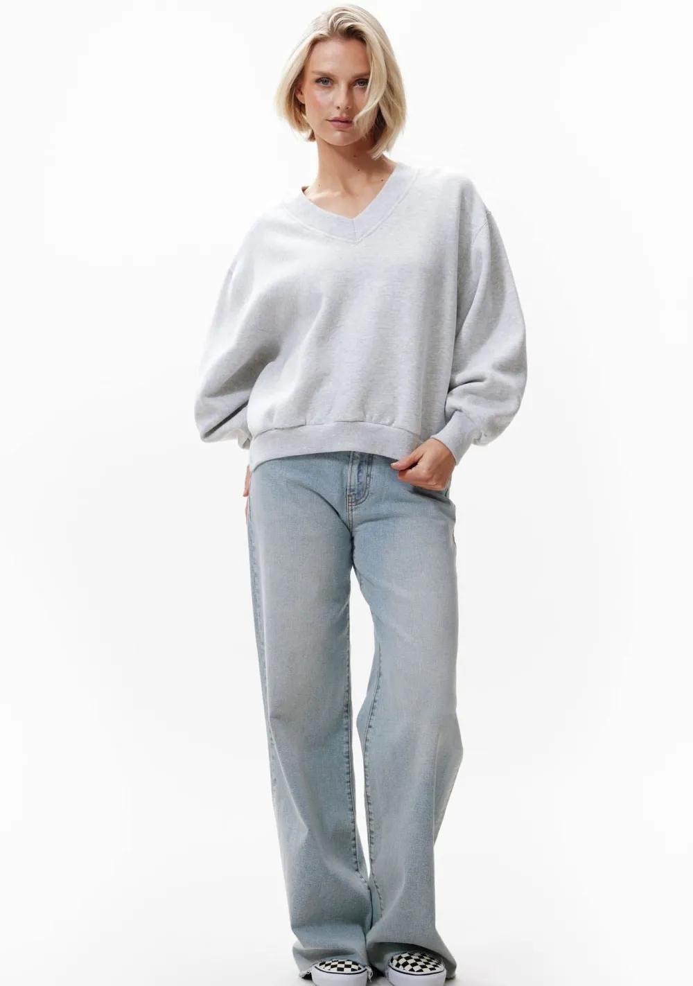 Truien|Sweaters>CATWALK JUNKIE SWEATER Grijs