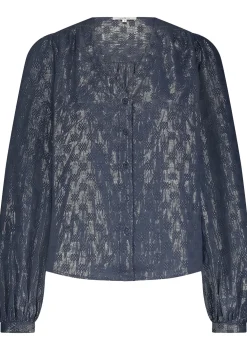 Blouses>CIRCLE OF TRUST BLOUSE Blauw