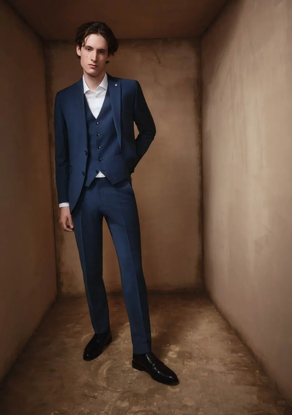 Gilets>CLUB OF GENTS CG CARLTON Blauw