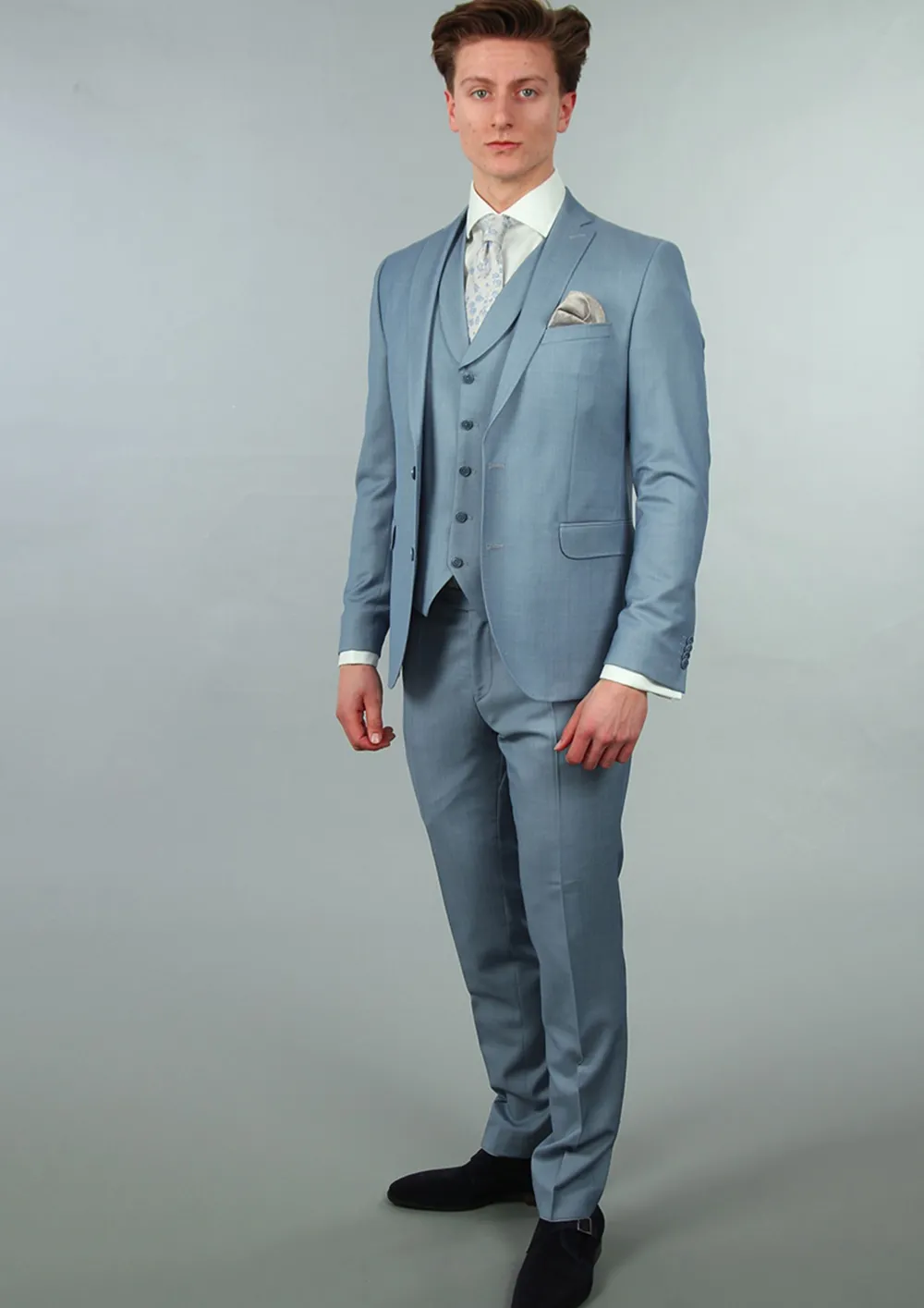 Gilets>CLUB OF GENTS 10.158S0 G Blauw