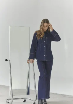 Blouses|Pakken & Co-Ords>CO'COUTURE BLOUSE Blauw