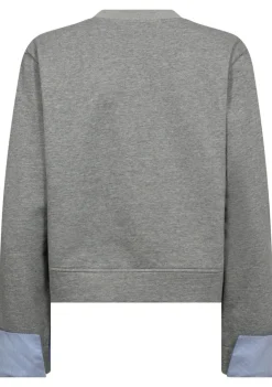 Sweaters|Truien>CO'COUTURE SWEATER Grijs