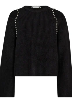 Truien>CO'COUTURE TRUI Zwart