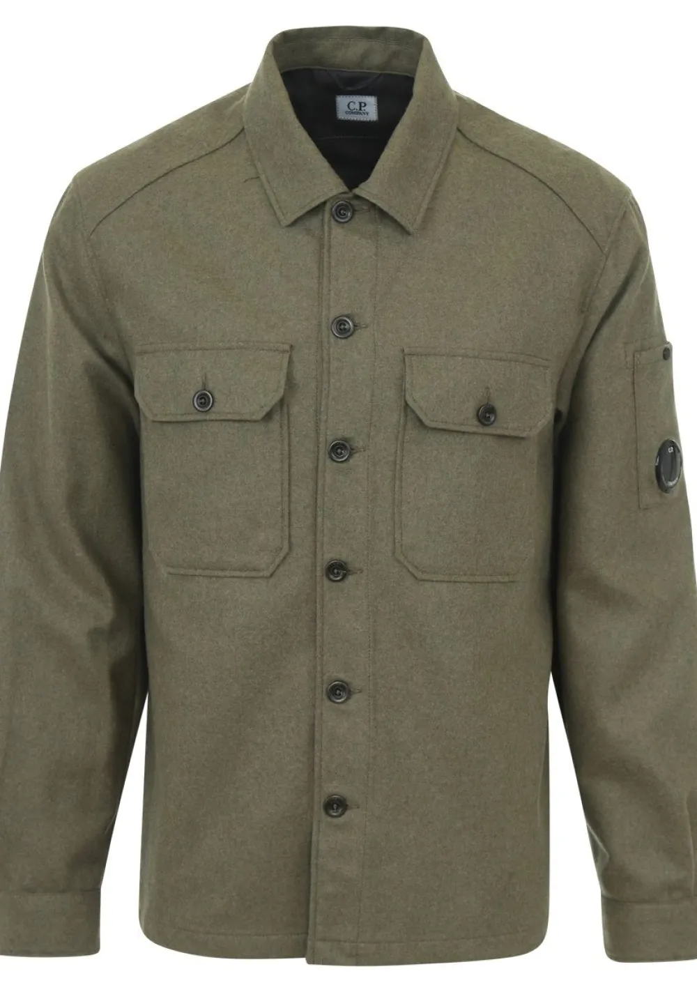 Overshirts>C.P. COMPANY OVERSHIRT Groen