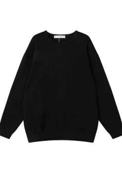 Sweaters|Truien>10DAYS SWEATER Zwart