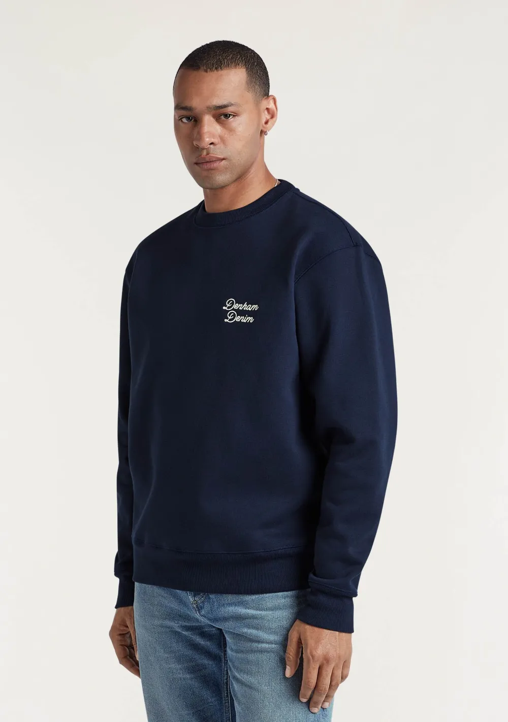 Truien>DENHAM SWEATER Blauw