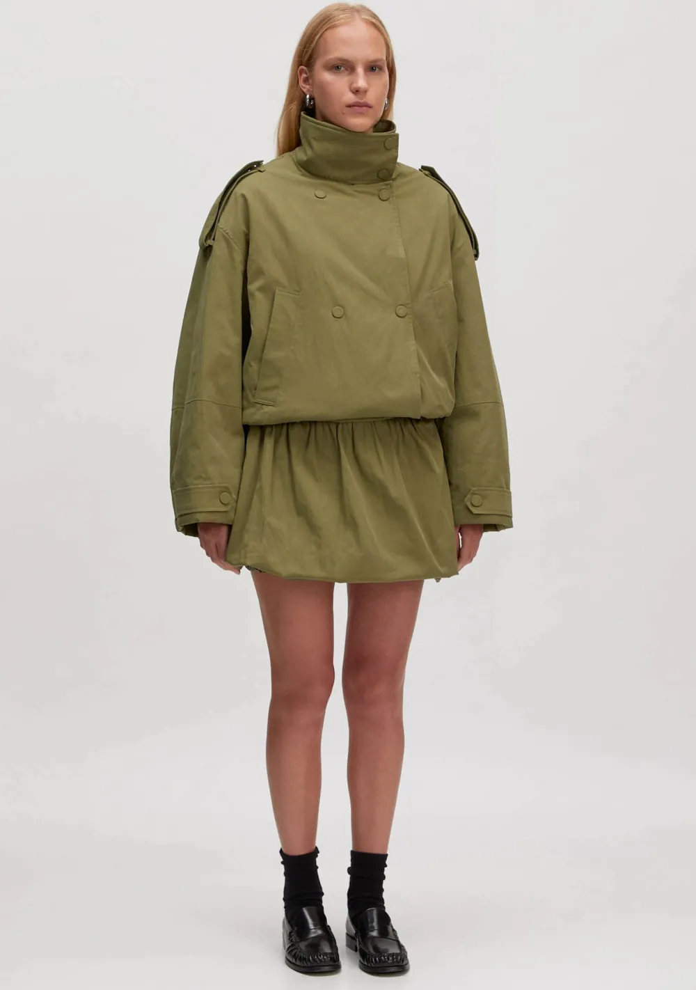 Jassen>EDITED TRENCHCOAT Groen