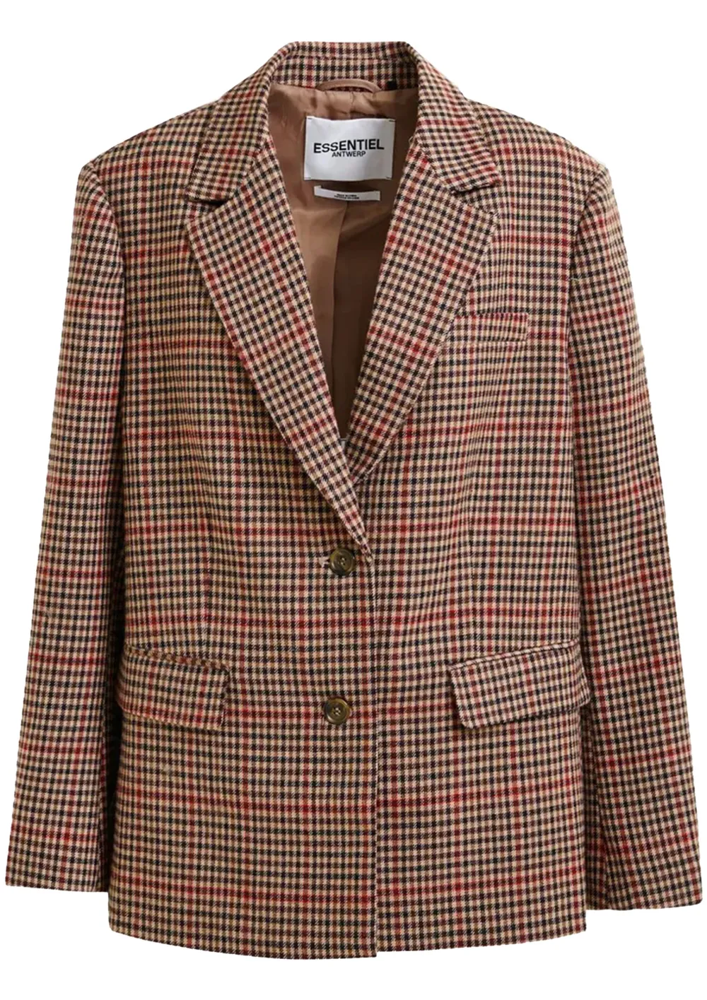 Blazers & Jasjes>ESSENTIEL ANTWERP BLAZER Bruin