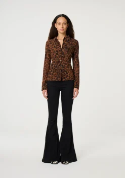 Blouses|Pakken & Co-Ords>FABIENNE CHAPOT BLOUSE Bruin