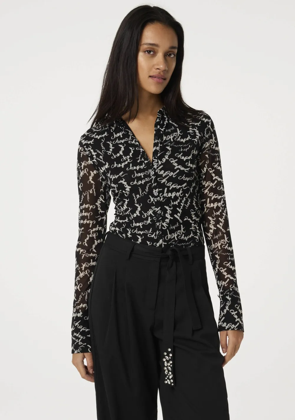 Blouses>FABIENNE CHAPOT BLOUSE Zwart