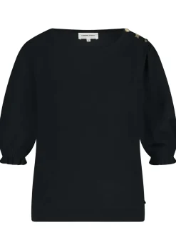 Truien>FABIENNE CHAPOT TRUI KORTE MOUW Zwart