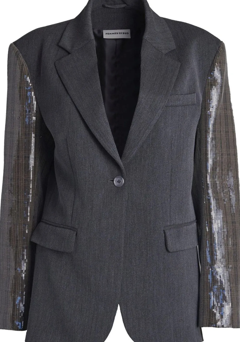 Blazers & Jasjes|Pakken & Co-Ords>FEMMES DU SUD BLAZER Grijs