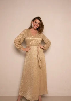 Gelegenheidskleding|Jurken>FREEBIRD JURK goud