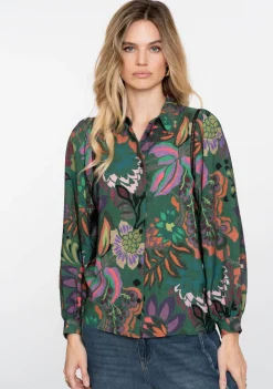 Blouses>GEISHA BLOUSE Groen
