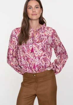 Blouses>GEISHA BLOUSE Roze