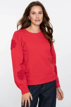 Truien|Sweaters>GEISHA SWEATER Rood