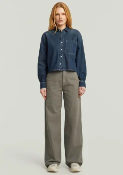 Blouses>G-STAR BLOUSE Blauw