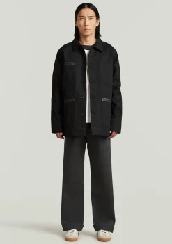 Jassen>G-STAR DENIM JACK Zwart