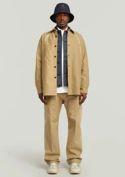 Overshirts>G-STAR OVERSHIRT Beige