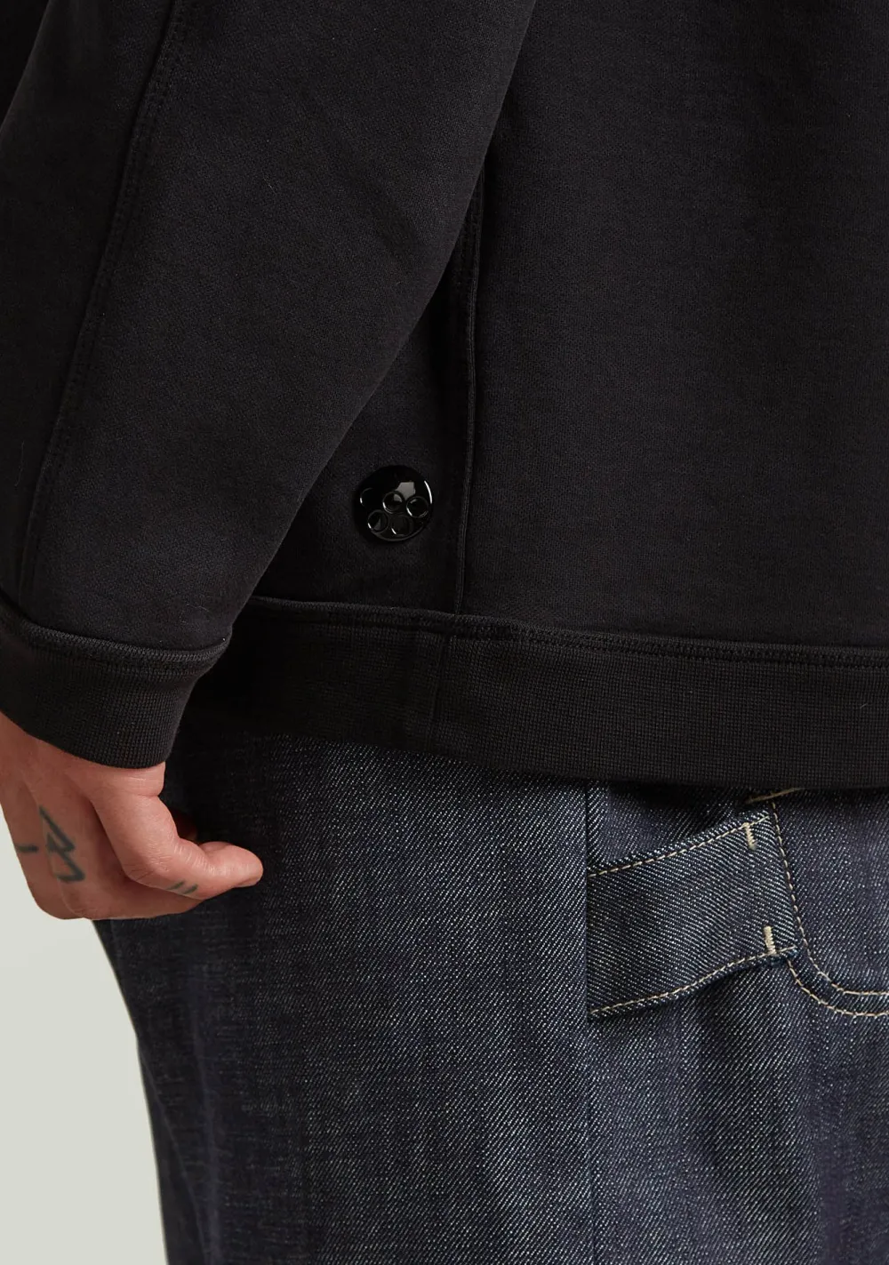 Truien>G-STAR SWEATER Zwart