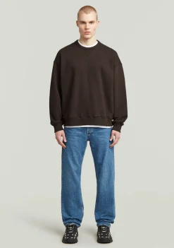 Truien>G-STAR SWEATER Bruin