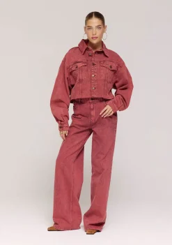 Blazers & Jasjes|Pakken & Co-Ords>HARPER & YVE DENIMJACK Rood