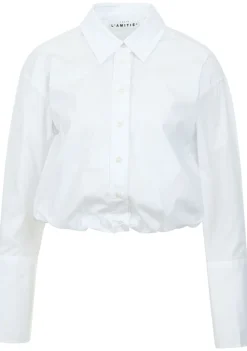 Blouses>HAUTE L'AMITIÉ BLOUSE Wit