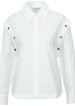 Blouses>HAUTE L'AMITIÉ BLOUSE Wit