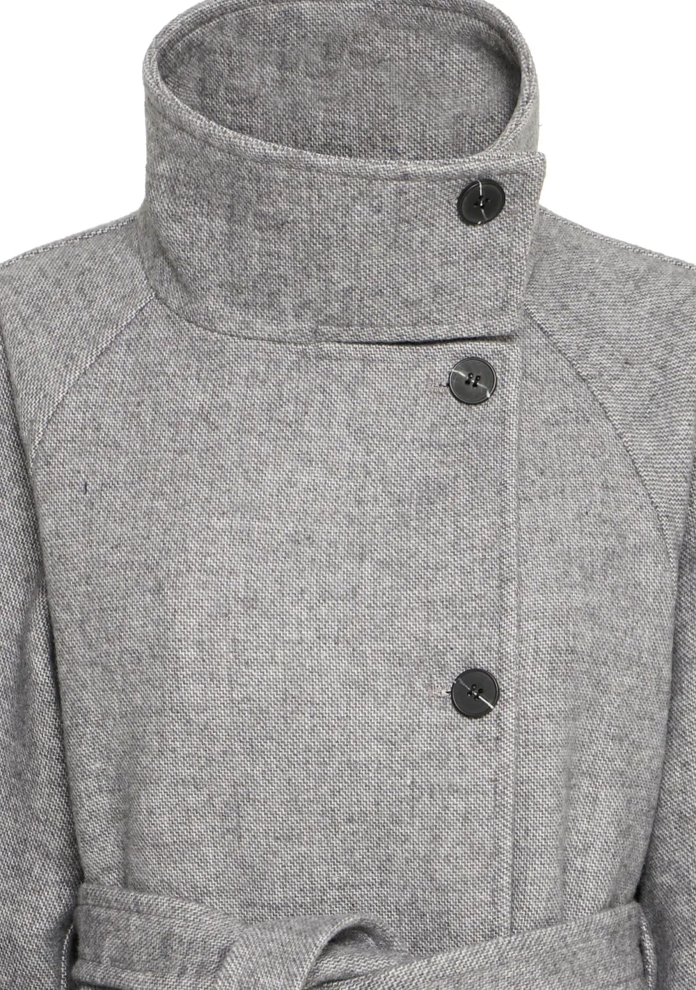 Jassen|Winterjassen>ICHI MANTEL Grijs