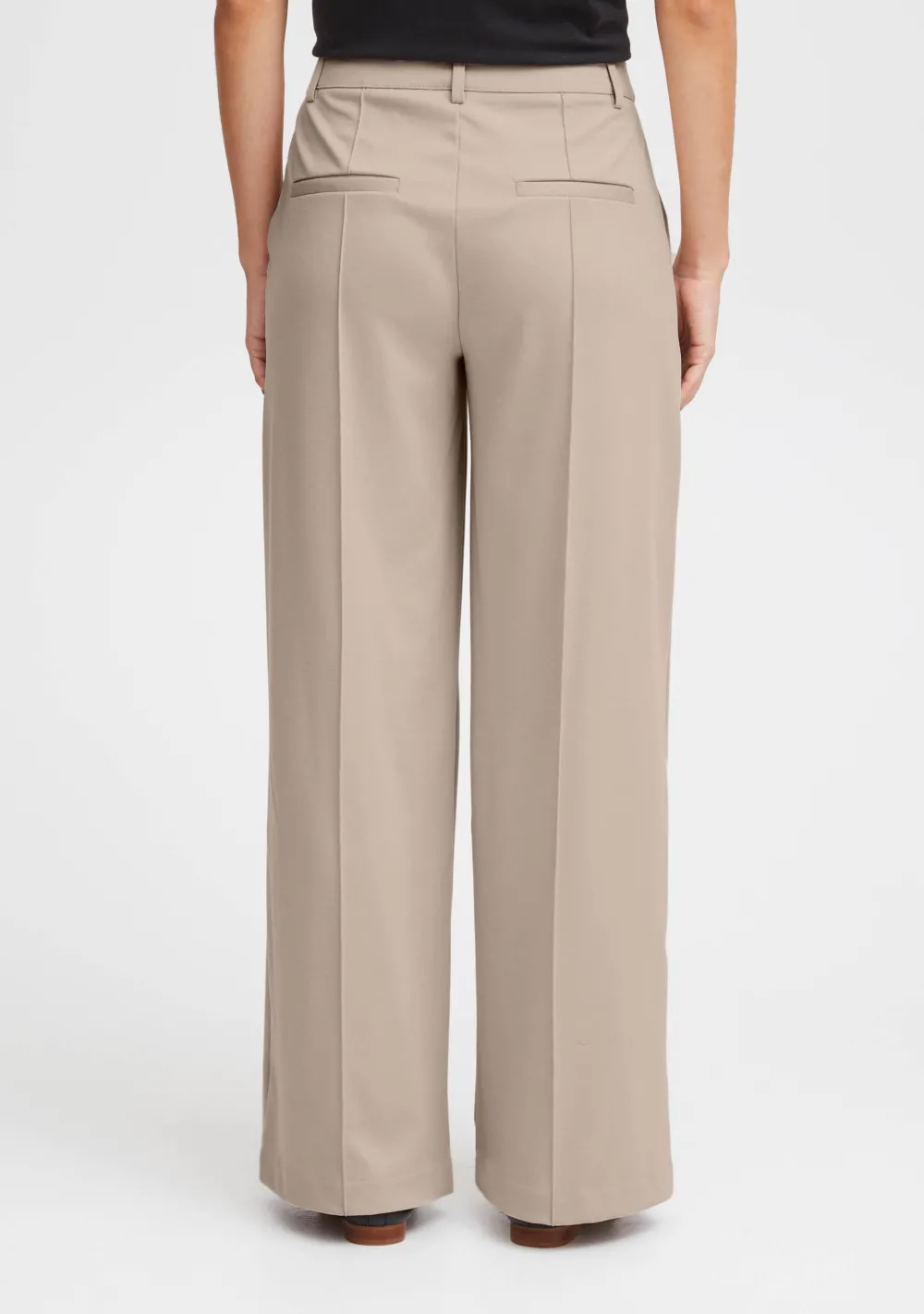 Broeken>ICHI PANTALON Beige