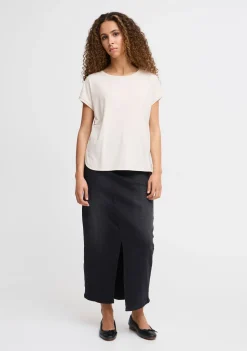 Shirts>ICHI SHIRT Beige