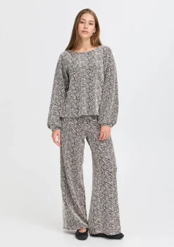 Sweaters|Truien>ICHI SWEATER Beige