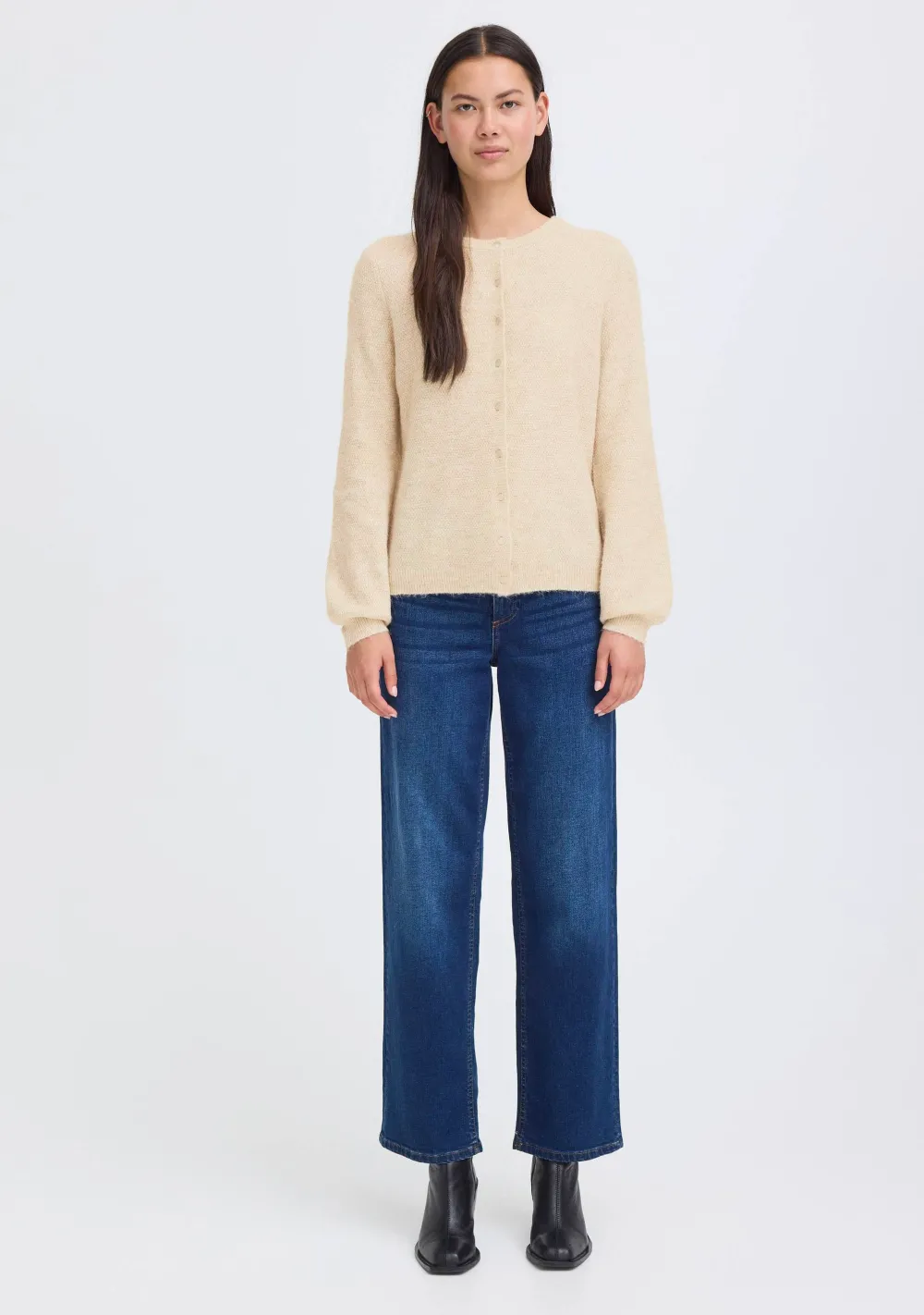 Vesten>ICHI VEST Beige