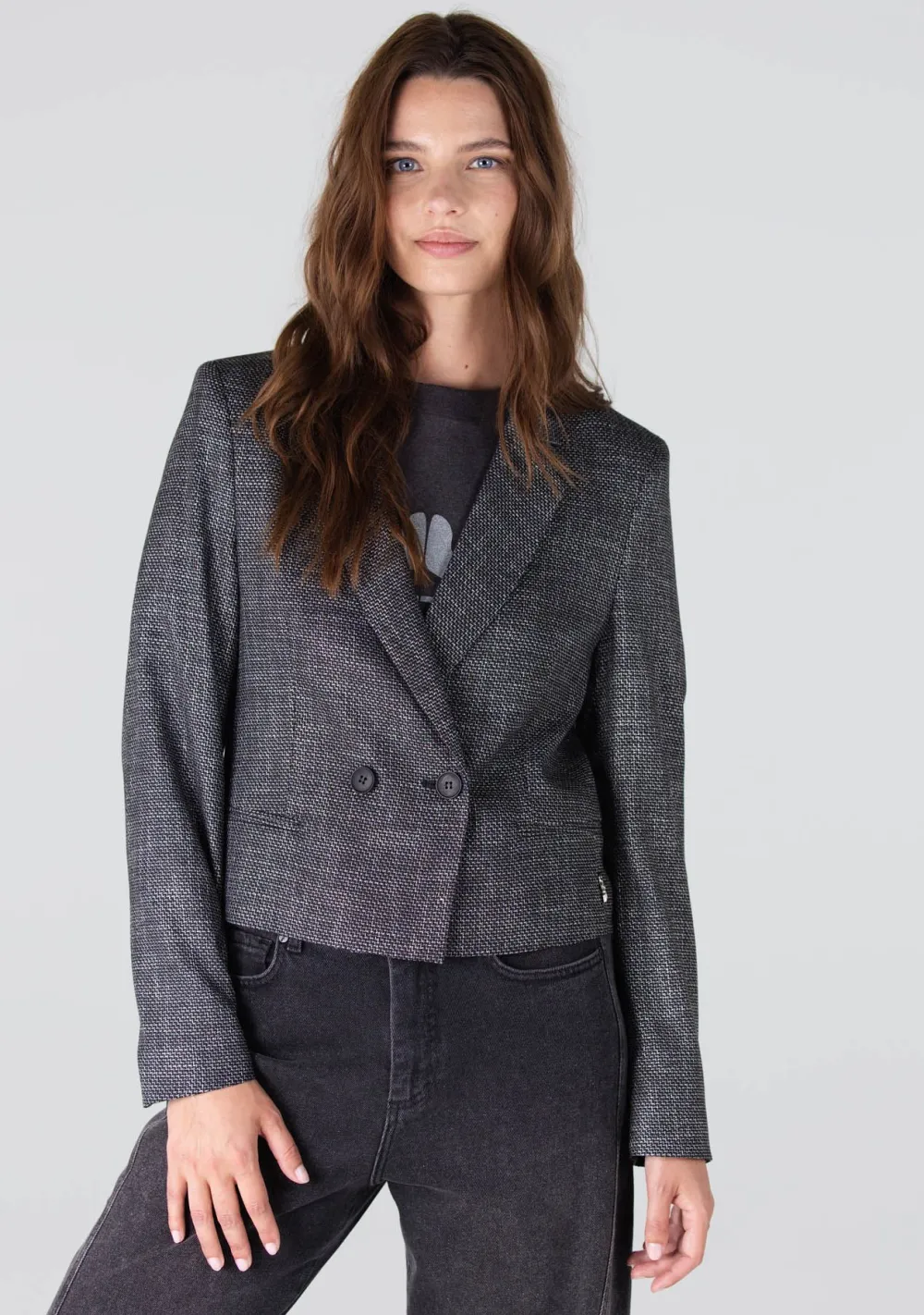 Blazers & Jasjes|Pakken & Co-Ords>JANSEN AMSTERDAM BLAZER Zwart