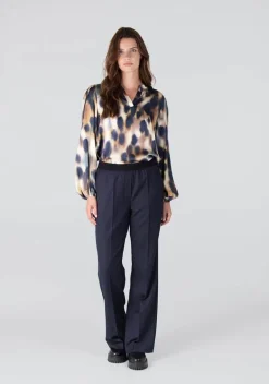 Blouses>JANSEN AMSTERDAM BLOUSE Blauw