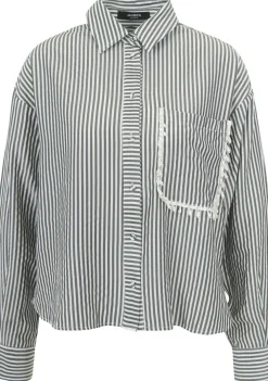 Blouses>JANSEN AMSTERDAM BLOUSE Grijs